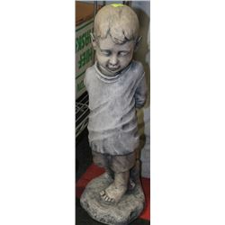 CONCRETE BOY STATUE