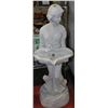 Image 1 : CONCRETE FOUNTAIN TOP LADY W/ SHELL