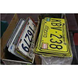 2 BOXES WITH LARGE COLLECTION OF ALBERTA
