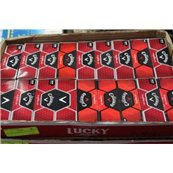 FLAT OF RECLAIMED / USED GOLF BALLS