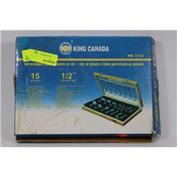 KING CANADA ROUTER BIT SET