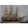 Image 1 : FRAGATA SIGLO XVIII WOODEN MODEL SAILBOAT 33" LONG