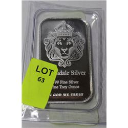 PURE SILVER 1oz BARS