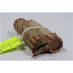ROLL OF CANADIAN PENNIES X2