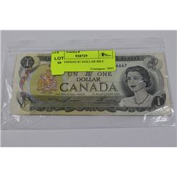1973  CANDIAN $1 DOLLAR BILL