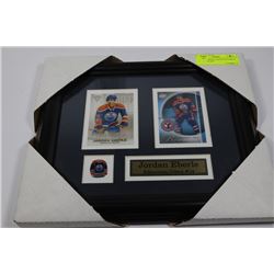 JORDAN EBERLE OILER PICTURE & HOCKEY CARD