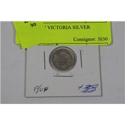 1886 QUEEN VICTORIA SILVER NICKEL