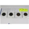 Image 1 : 1897-99-1900-01 QUEEN VICTORIA LARGE CENTS X4