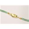Image 3 : 14K GOLD CLASP EMERALD (45.5ct) NECKLACE APPRAISED