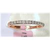 Image 2 : 10K ROSE GOLD DIAMOND (0.20ct) RING RETAIL $1200