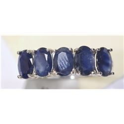 10K WHITE GOLD SAPPHIRE (2.50ct) RING APPRAISED