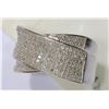 Image 2 : STERLING SILVER DIAMOND (0.65ct) MENS RING