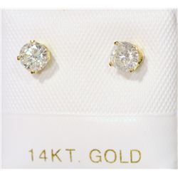 14 KT GOLD DIAMOND (0.44CT) EARRINGS