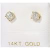 Image 1 : 14 KT GOLD DIAMOND (0.44CT) EARRINGS