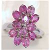 Image 1 : STERLING SILVER RUBY (2.0CT) RING