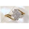 Image 1 : 10 KT GOLD DIAMOND (0.24CT) RING