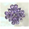 Image 2 : STERLING SILVER AMETHYST RING