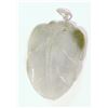 Image 3 : 14 KT WHITE GOLD JADEITE PENDANT