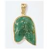 Image 2 : 14 KT GOLD HANDCARVED EMERALD (5.40CT)