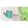 Image 2 : 14 KT WHITE GOLD EMERALD (2.02CT) AND DIAMOND