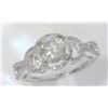 Image 5 : 14 KT WHITE GOLD DIAMOND (1.24CT) AND (0.21CT)