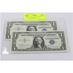 GEM UNC US 1957 $1 SILVER CERTIFICATE NOTES