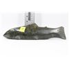 Image 1 : SOAPSTONE 'WOLF SCULPTURE' CARVING - 'FISH'