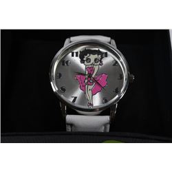 BETTY BOOP WOMANS WATCH - WHITE STRAP