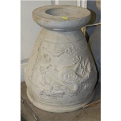 CONCRETE DRAGON PLANTER