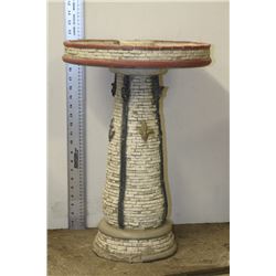 CONCRETE LIGHTHOUSE BIRD BATH