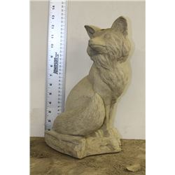 CONCRETE FOX STATUE