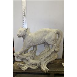CONCRETE COUGAR STATUE
