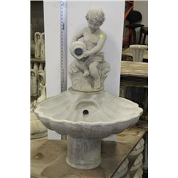 CONCRETE SEASHELL LARGE FOUNTAIN