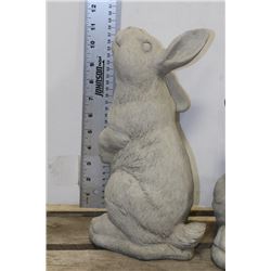 CONCRETE BUNNY RABBIT STATUE