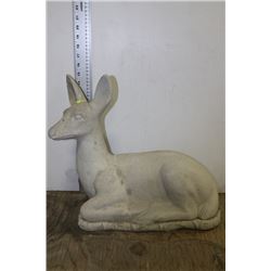 LARGE CONCRETE DEER STATUE