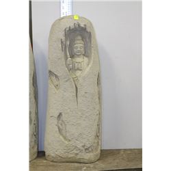 CONCRETE ENCASED HINDU STATUE