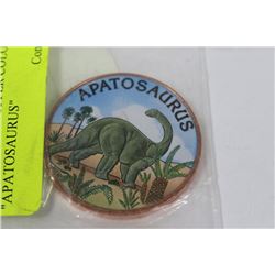 1oz .999 FINE COPPER COLOURIZED "APATOSAURUS"