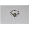 Image 1 : STAMPED 14 KT WHITE GOLD DIAMOND RING