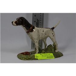 ROYAL DOULTAN HAND PAINTED DOG ORNAMENT ON