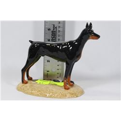 ROYAL DOULTAN HAND PAINTED DOG ORNAMENT ON