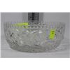 Image 1 : LARGE PINWHEEL CRYSTAL BOWL
