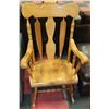 Image 1 : SOLID WOOD ROCKING CHAIR