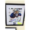 Image 1 : FRAMED & SIGNED NIK KHABIBULIN PHOTO