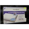 Image 1 : NOVAFORM GEL MEMORY FOAM REVERSIBLE PILLOW