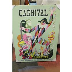 SHOWHOME "CARNIVAL" CANVAS PICTURE