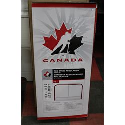 NEW PRO STEEL REGULATION TEAM CANADA HOCKEY NET