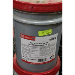 5 GALLON PAIL OF KONICO HEAVY DUTY SAE 10W LOW ASH