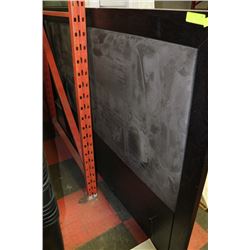 WOOD & SUEDE ASHLEY KING SIZE HEADBOARD