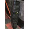 Image 1 : 25 BLACK GARBAGE BINS