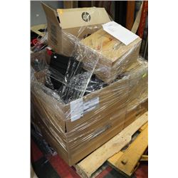 PALLET WITH COMPUTER ACCESSORIES